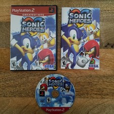 Sonic Heroes Sony Playstation 2 PS2 Video Game 2005 Greatest Hits CIB Complete