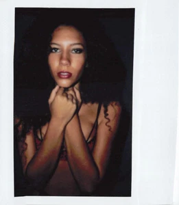 Vintage Polaroid ORIGINAL Sexy Risque Girl Nude Naked Pinup Playboy Found Photo - Picture 1 of 2