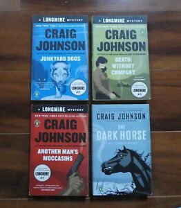 Craig Johnson Longmire Bücher Lot Schrottplatz Hunde Todesgesellschaft Mokassins dunkle Pferde