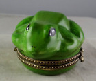 Rochard Green Frog Trinket Box