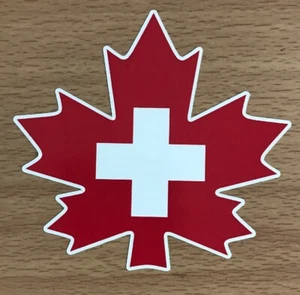Pegatina de la Patrulla de Esquí de Canadá - Esquí canadiense esquí snowboard médico silbador Burton - Imagen 1 de 1
