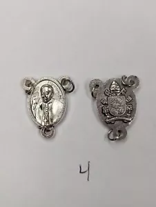 Papst Franziskus Rosenkranz Mittelstück MITTELSTÜCK Teil 7/8" H - Bild 1 von 1