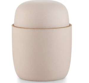 ILLUME Rosewood Cassis Currant Bergamot Lidded Pink Matte Ceramic Candle Décor - Picture 1 of 4