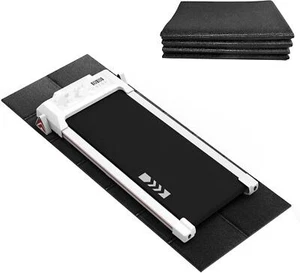 CIIHI Foldable Rubber Treadmill Mat - Walking Pad Mats For Home Fitness - Bike L - Picture 1 of 12