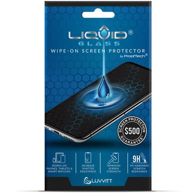 Liquid Glass Screen Protector with $500 Guarantee for All Phones Tablets and - image 1 of 4