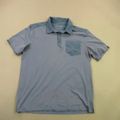 5.11 Shirt Mens Large Short Sleeve Tactical Button Front Tactical Gray Blue - Image 1 of 4