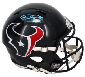 Dalton Schultz Autographed (Blue) Houston Texans Full Size Speed Helmet Beckett - Picture 1 of 3