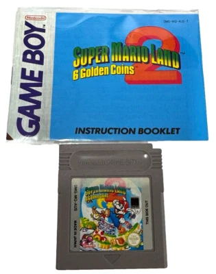 Super Mario Land 2: 6 Golden Coins Nintendo Gameboy *Game and Manual* - Image 1 of 2