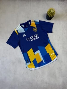 Boca Juniors Adidas Jersey Football T Shirt 2020 CABJ Rare - Picture 1 of 13