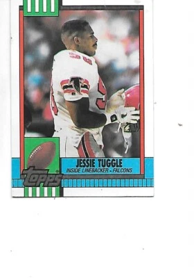 Jessie Tuggle 1990 Topps Football Card #479 Atlanta Falcons - Image 1 of 2