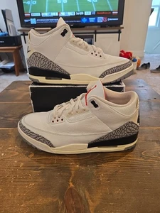 Nike Air Jordan 3 Retro Blanco Medio Cemento Reimaginado DN3707-100 Talla 14 Usado - Imagen 1 de 16