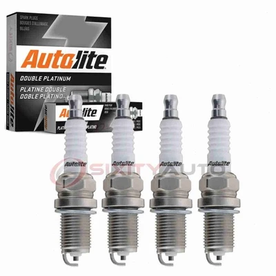 4 pc Autolite Double Platinum Spark Plugs for 1992-1994 Dodge Colt 1.8L L4 jk - Image 1 of 4