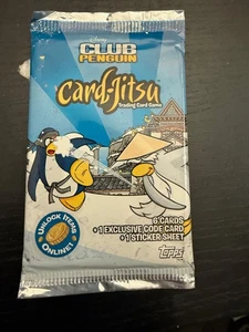 1x Club Penguin CCG Card Jitsu Base Blister Booster Pack TCG Trading Card Game - Picture 1 of 2