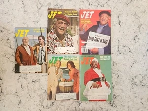 5 REDD FOXX VINTAGE JET MAGAZINES '72 - '86 FR ESTATE OF JAZZ LEGEND RAY BROWN! - Picture 1 of 6