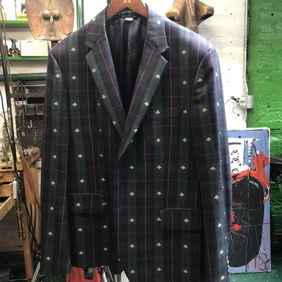 GUCCI Chaqueta a medida VerdexNegro etc.(Ver patrón) Talla 54 Excelente A+ Foto 1 de 4