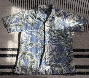 Structure Superior Quality Clothing Botanical Print Button-Up Shirt Hawaiian S - Picture 1 of 3