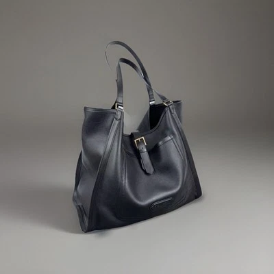 Tom Ford - Bolso de Mano Grande de Cuero Grano Completo Foto 1 de 4