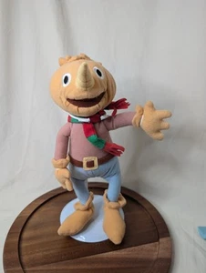 Vtg Bob the Builder Spud Scarecrow Plush Huggable Wired Arms Legs Posable 10" - Picture 1 of 4