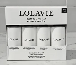 Lolavie Travel Set Restorative Shampoo Conditioner Detangler Leave In 2oz (#n4 - Picture 1 of 4