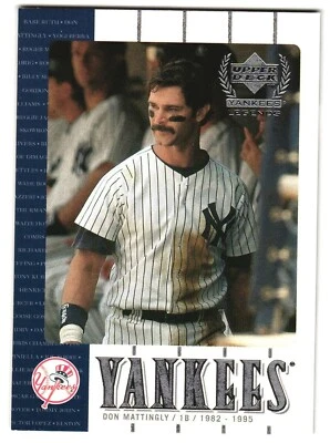 Don Mattingly NY Yankees 2000 Upper Deck MLB Card #6 - Image 1 of 2