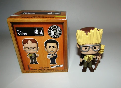 FUNKO MYSTERY MINIS THE OFFICE VINYL FIGURE DWIGHT SCHRUTE EXCLUSIVE HAY KING Cover