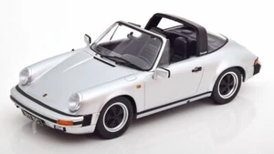 KKDC180842 KK escala 1:18 Porsche 911 SC Targa 1983 plata con techo rígido modelo coche - Imagen 1 de 2