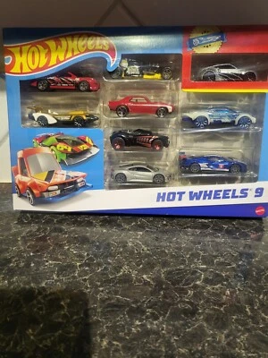 Hot Wheels - boxed car set - 9 cars - 911/4629 - Mattel - see pics - gr8 present - Image 1 of 4