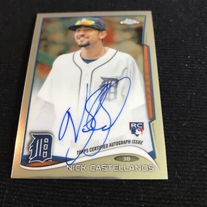 NICK CASTELLANOS 2014 TOPPS CHROME ROOKIE AUTOGRAPH TIGERS RC AUTO - Picture 1 of 2