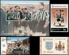 NEWCASTLE UNITED FA CUP 1950-1951 Football Stamps (Joe Harvey/Jackie Milburn)