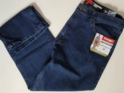 Nuevo Jean Wrangler Performance Series Ajuste Regular Cómodo Flexible Cintura Para Hombre Foto 1 de 4