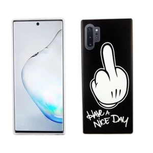 Etui na telefon komórkowy do Samsung Galaxy Note 10 Cover Futerał ochronny Etui ochronne Czarne - Zdjęcie 1 z 3