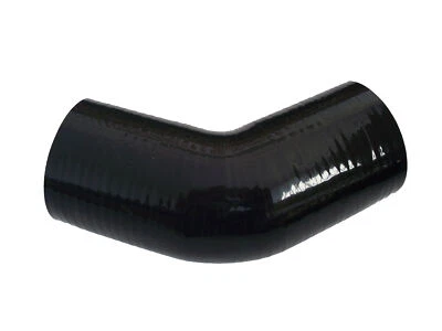 Manguera turbo acoplador intercooler tubo silicona ID76mm codo 45 grados negro 3"" Foto 1 de 4