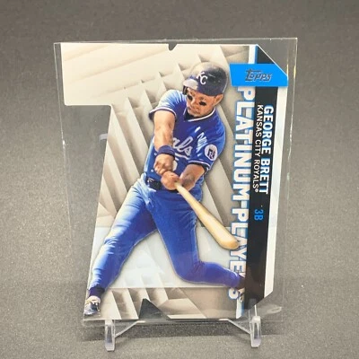 2021 Topps Platinum Players Die Cuts #PDC8 George Brett - Image 1 of 2