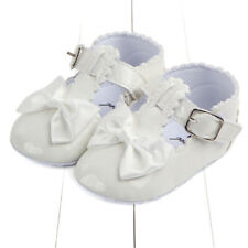 Baby Girl Newborn Princess Bow Shoes Spanish Party Soft Sole Sneakers Cute Pram