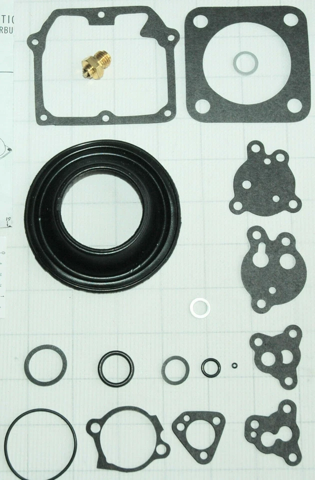 KIT DE CARBOHIDRATOS 1967-77 JAGUAR XKE XJ6 XJ12 1 BARRIL ZENITH 175CD 4235CC 5343CC ENG 1 PIEZA Foto 1 de 1