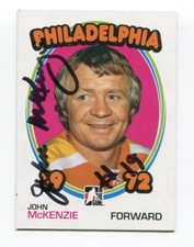 2009-10 In The Game John McKenzie Signed Card Hockey Autograph NHL AUTO #10