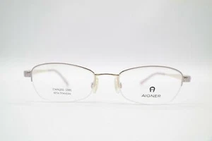 Vintage Aigner A1022 Titanium Gold Rose halbrand Brille Brillengestell NOS - Picture 1 of 6