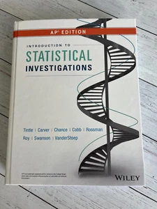 Einführung in statistische Untersuchungen von Beth L. Chance, Soma Roy 2019 NEU - Bild 1 von 4