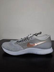 Nike Flex Contact Womens Gray Athletic Training Running Shoe 908995-006 size 11 - Picture 1 of 4