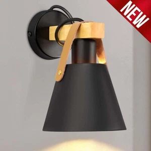 Wandlampe Innen E27 Lampenhalter Laterne Indoor Nachttischlampe keine Glühbirne - Bild 1 von 17