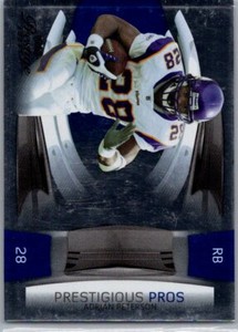 2009 Playoff Prestige #2 Adrian Peterson Prestigious Pros Blue NM-MT