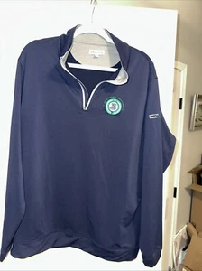 Peter Millar Crown 1/4 Zip Mens XL Pullover JEWEL CHARITY INVITATIONAL PREOWNED - Picture 1 of 6