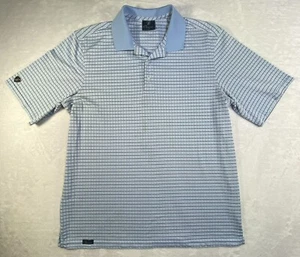 Camisa Polo Cleveland Classics Para Hombre XL Golf Elastizada Poliéster Azul Claro Cuadros - Imagen 1 de 11