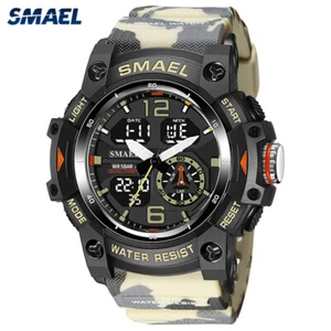 SMAEL Sportuhr Herren Camouflage Uhren Outdoor Digital Armbanduhr Stoßfest - Bild 1 von 18