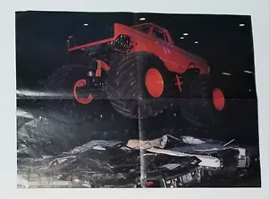 MONSTER TRUCK POSTER ASHLEY SERIES 4 PAGE DOUBLE SIDED FANATIC & BOHEMETH 1990s - Picture 1 of 7
