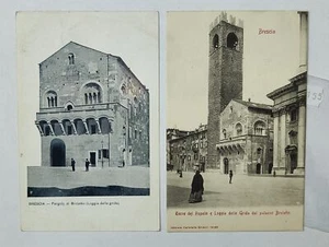 BRESCIA CITTA'-LOTTO 2 CARTOLINE-C32-155 - Picture 1 of 1