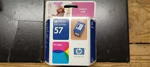 Cartucho de tinta tricolor genuino HP 57 ""Caducado"" nuevo - Imagen 1 de 2
