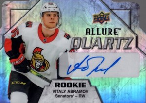 2019-20 Upper Deck Allure Quartz Rookie Auto #AQRVA Vitaly Abramov - NM-MT
