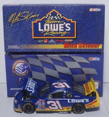 Modelo diecast Nascar 1999 Action Mike Skinner #31 Lowe's 1:24 Foto 1 de 4