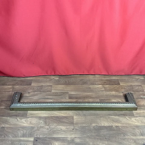 Country Brass Fire Hearth Kerb Fender Vintage Antique Fixed Length Cover